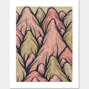 Colorful Hills Posters and Art